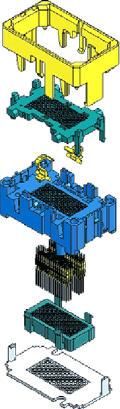 Socket attributes of the BGA memory socket by Sensata